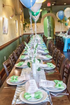 Brown Blue And Green B Themed Baby Shower Chicago Style Weddings