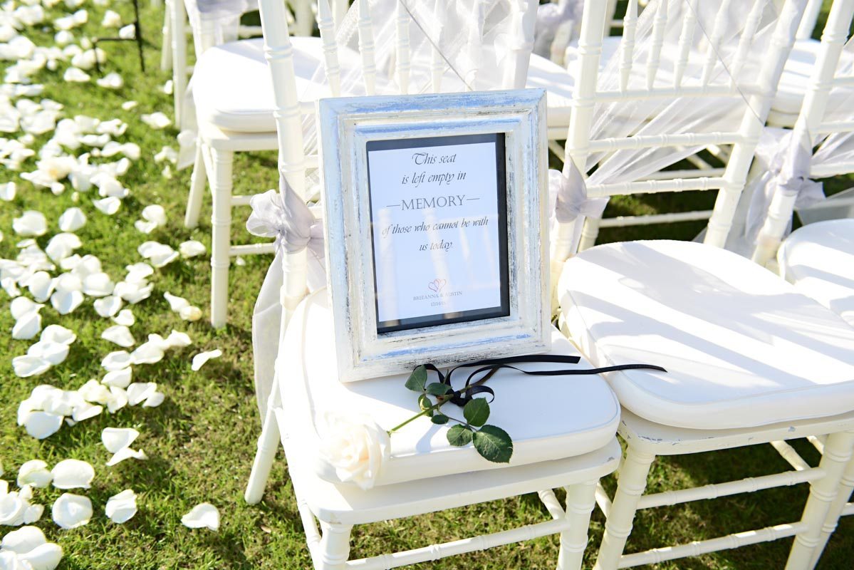 memory chair wedding