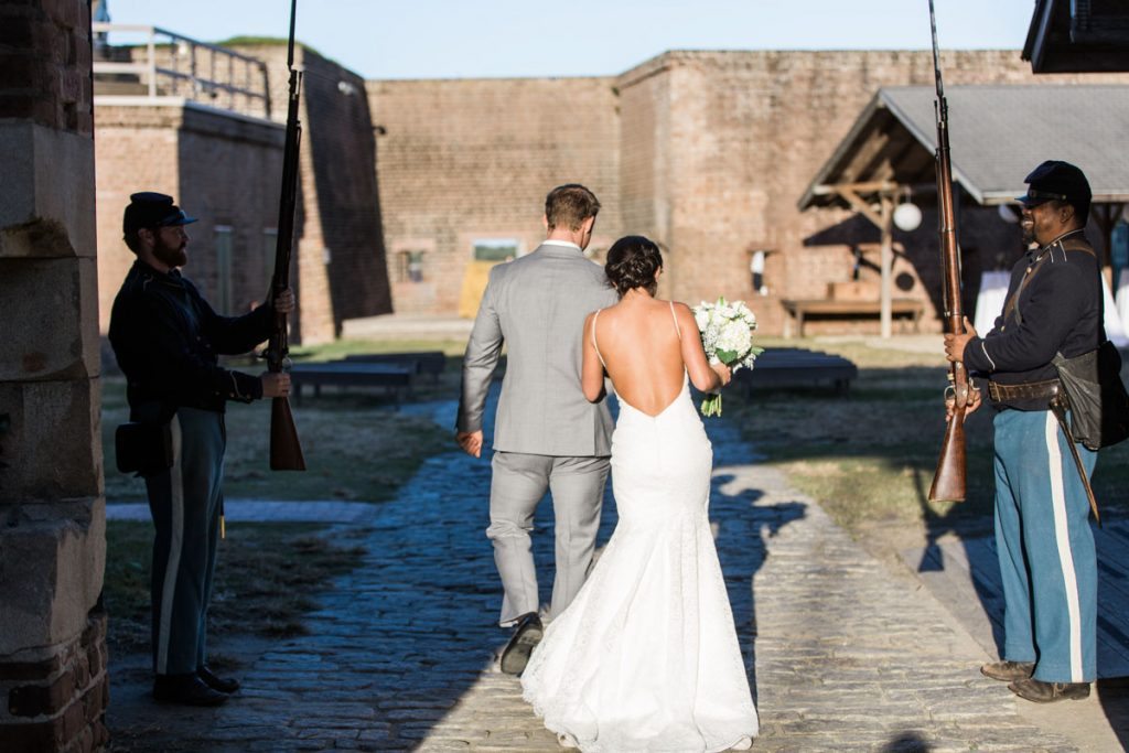 Graceful Coastal Savannah Themed Wedding At Old Fort Jackson In Savannah Ga Chicago Style Weddings