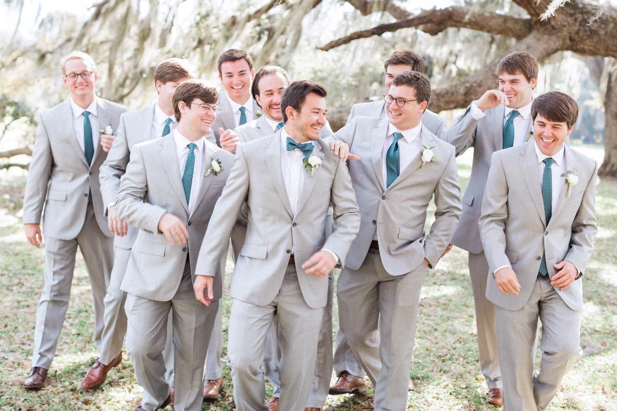 dusty blue groomsmen suits