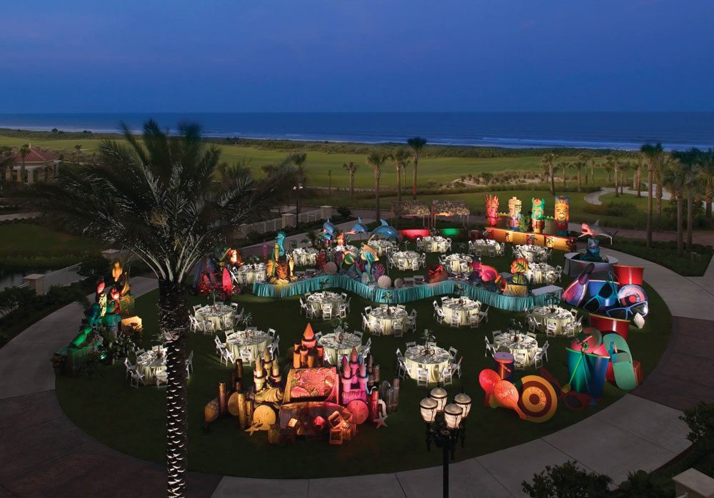 Oceanfront party venue ideas hammock beach resort palm coast florida 